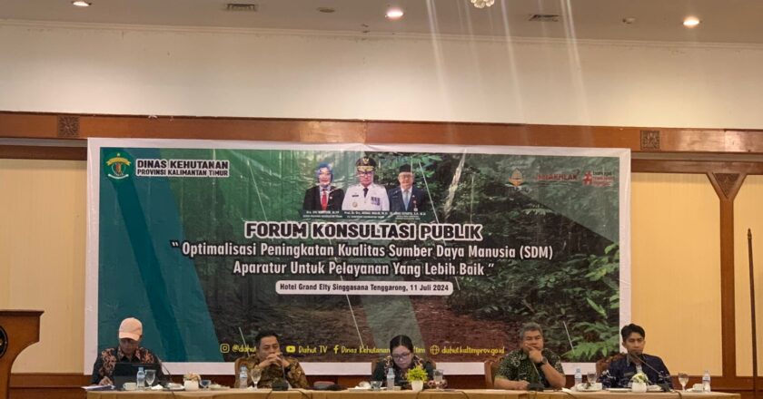 Gelar Forum Konsultasi Publik, Dinas Kehutanan Kaltim Bahas Optimalisasi Peningkatan SDM