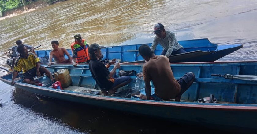 Seorang Pria Di Duga Hilang Terseret Arus Sungai Belayan