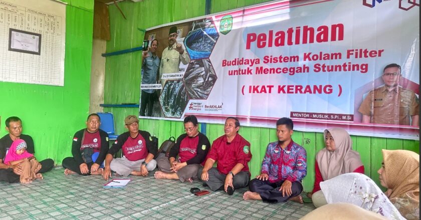 DKP Kukar Luncurkan Program Budidaya Ikan di Daerah Stunting