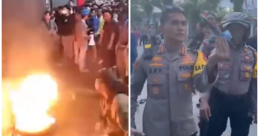 Mahasiswa Bawa Sajam dan Bensin, Unjuk Rasa di DPRD Kaltim Berakhir Ricuh