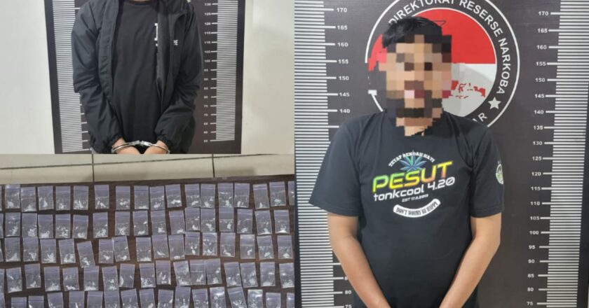 146 Paket Sabu Berhasil Diamankan Polres Kukar dari Jaringan Narkoba Lintas Daerah