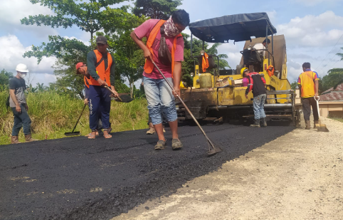 Dinas PU Kukar Tuntaskan Proyek Infrastruktur di Mangkurawang