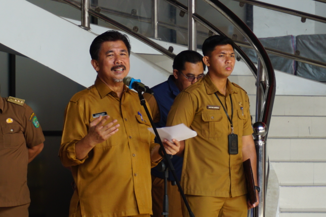 Sekda Kukar Resmi Buka Training Camp Mandiri untuk Persiapan Porprov Korpri 2024