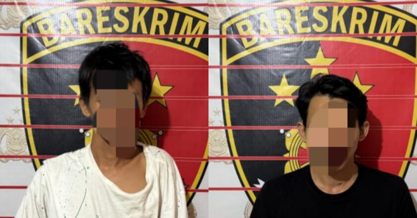 Dua Orang Pelaku Curanmor Sukses Di Bekuk, Polisi Amankan Barang Bukti