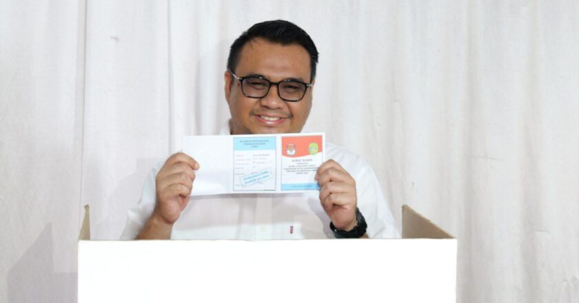 PSU Kukar 2024: Aulia Rahman Gunakan Hak Pilih dan Serukan Kondusivitas