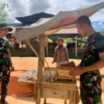 Bersama TNI, Warga Longmidang Bangkit Lewat Usaha Bata Merah