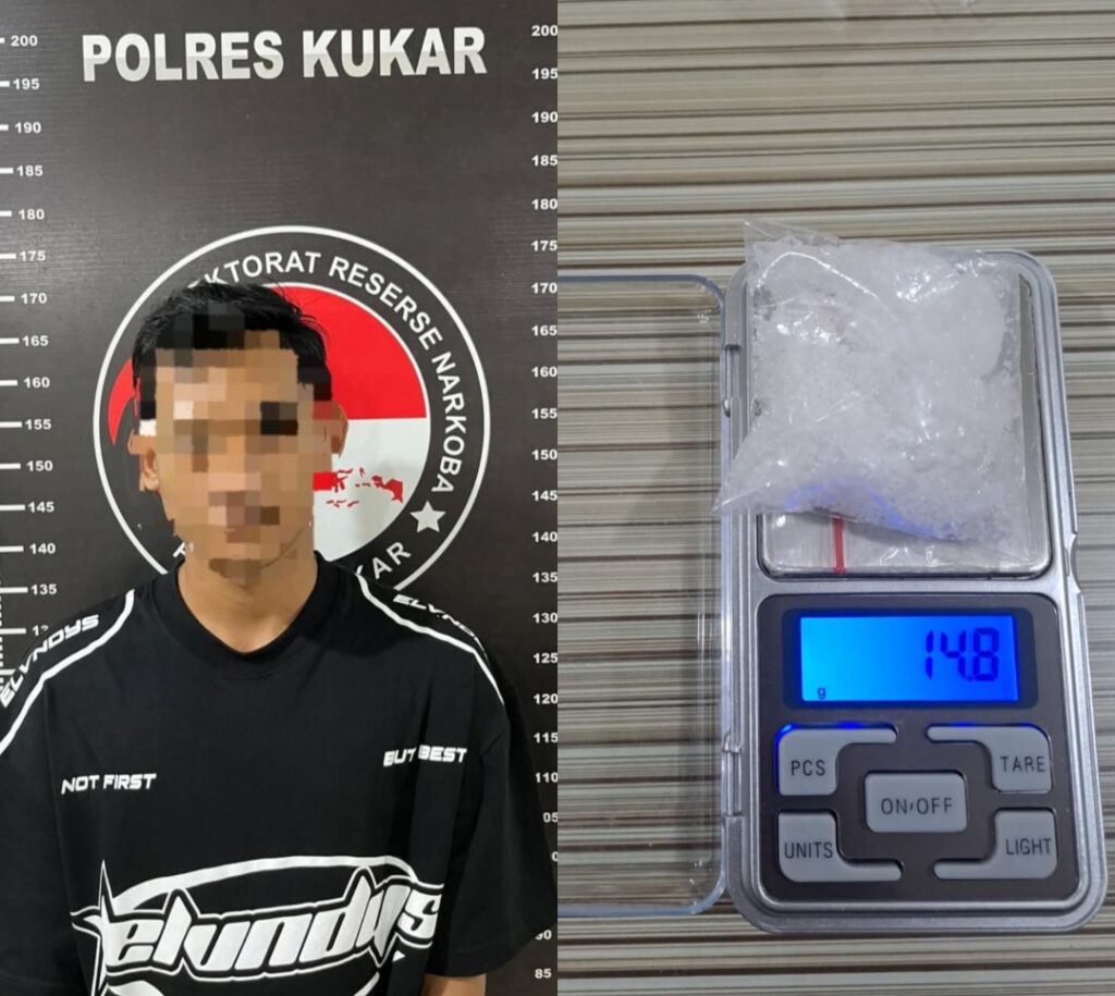 Satresnarkoba Kukar Tangkap Pemuda Pembawa 14,8 Gram Sabu