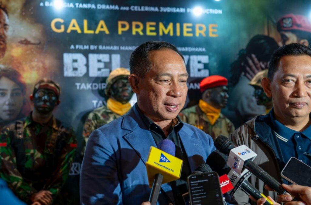 Panglima TNI Hadiri Gala Premiere Film BELIEVE, Refleksi Perjuangan dan Pengabdian Prajurit