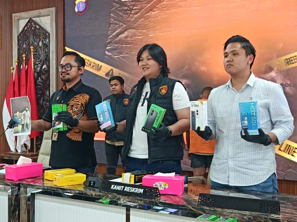 Tim Alligator Polres Kukar Ringkus Pencuri 14 HP Viral dan Penadahnya Kurang dari 24 Jam