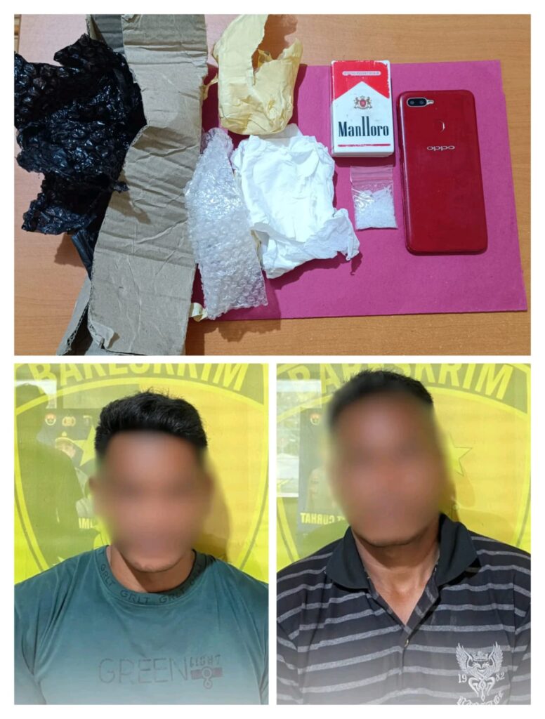Polsek Muara Muntai Ciduk Dua Nelayan Bawa Sabu di Semak-semak