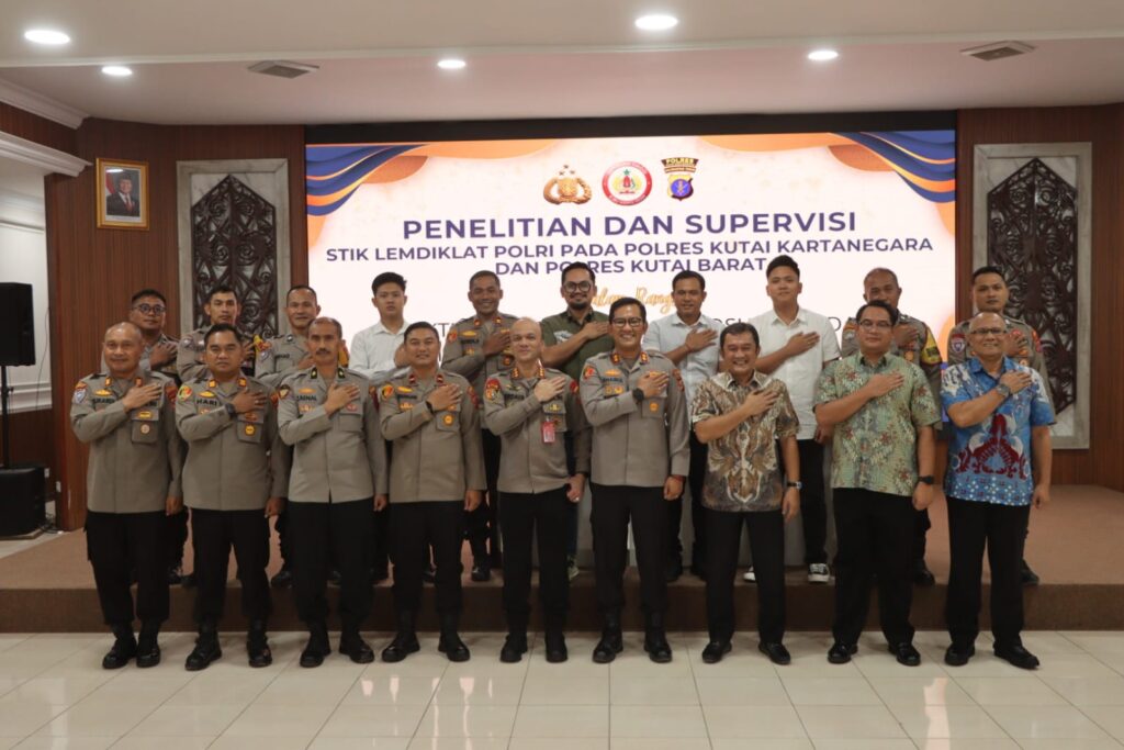 STIK Lemdiklat Polri Lakukan Supervisi di Polres Kukar, Bahas Polmas hingga Restorative Justice