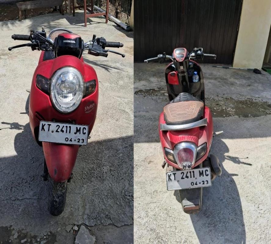 Polsek Sungai Pinang Bekuk Pencuri Motor di Tengah Operasi Jaran 2025