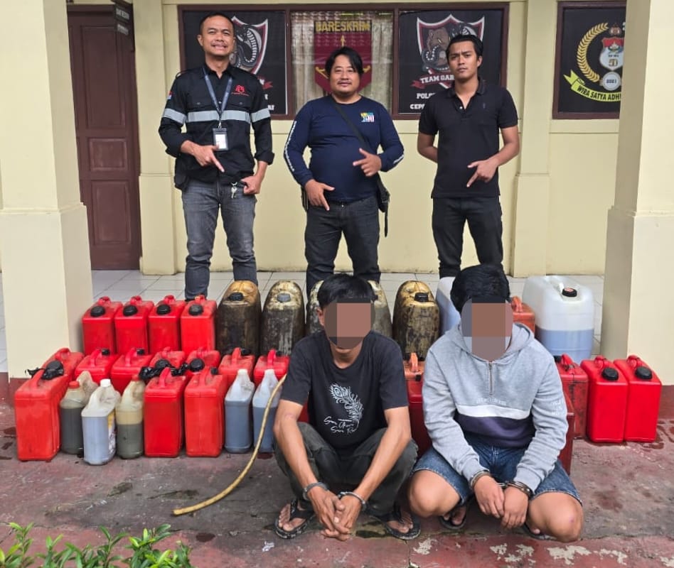 Gasak Solar Tambang, Dua Pelaku Diringkus Tim Garangan Polsek Loa Janan