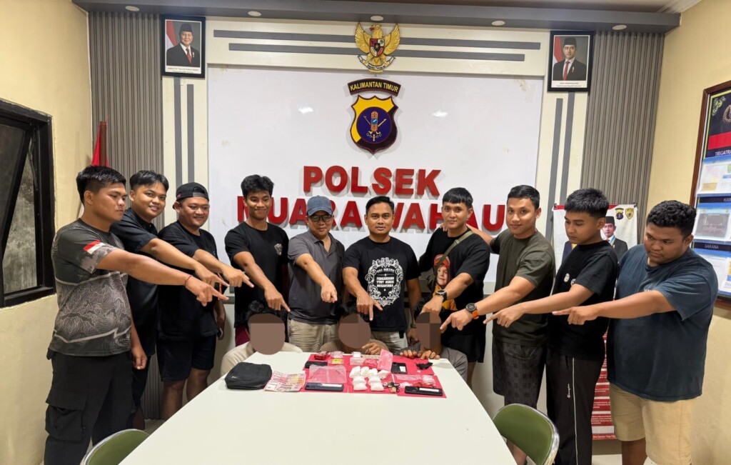 Tiga Pengedar Diringkus, 225 Gram Sabu Disita dalam Operasi Berantai di Kutim