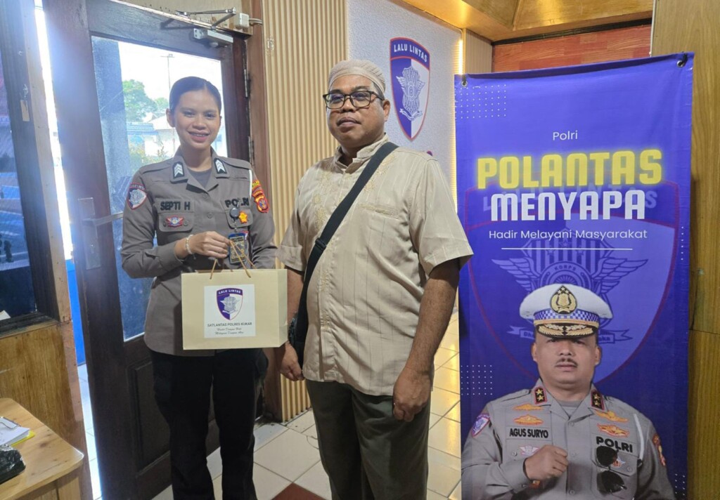 Polantas Menyapa di Kukar, Warga Dapat Pelayanan Ramah Sekaligus Edukasi Tertib Berkendara