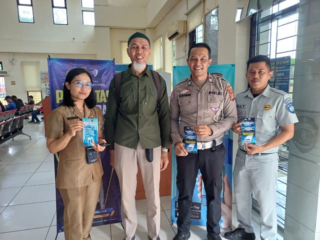 Polantas Menyapa, Upaya Satlantas Polres Kukar Tingkatkan Pelayanan Publik dan Edukasi Lalu Lintas