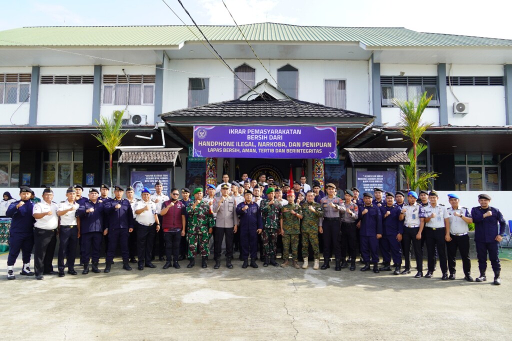 Perkuat Pengawasan, Lapas Kelas IIA Tenggarong Tegaskan Komitmen Zero Halinar