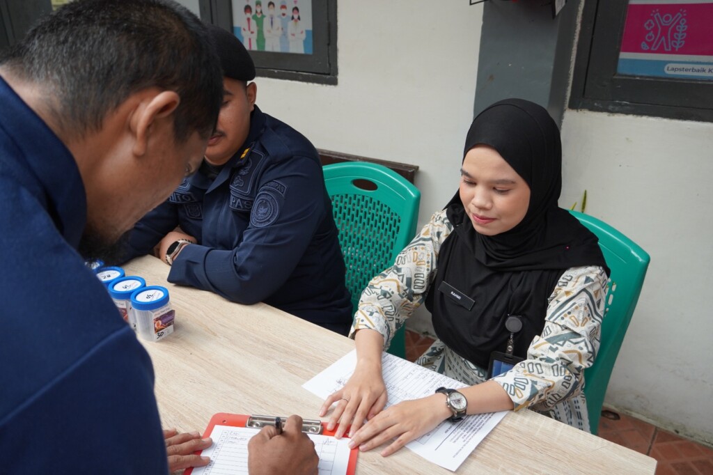 Lapas Kelas IIA Tenggarong Gelar Tes Urine Dadakan, Puluhan WBP dan Petugas Dinyatakan Negatif